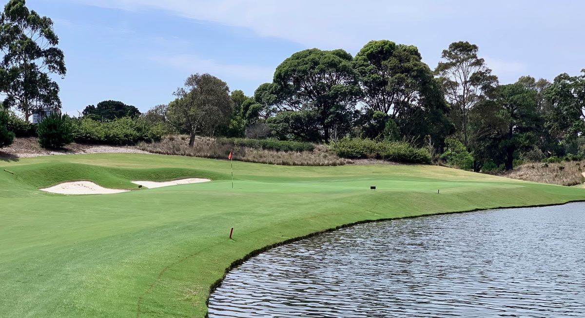 The Australian GC- hole 3 green