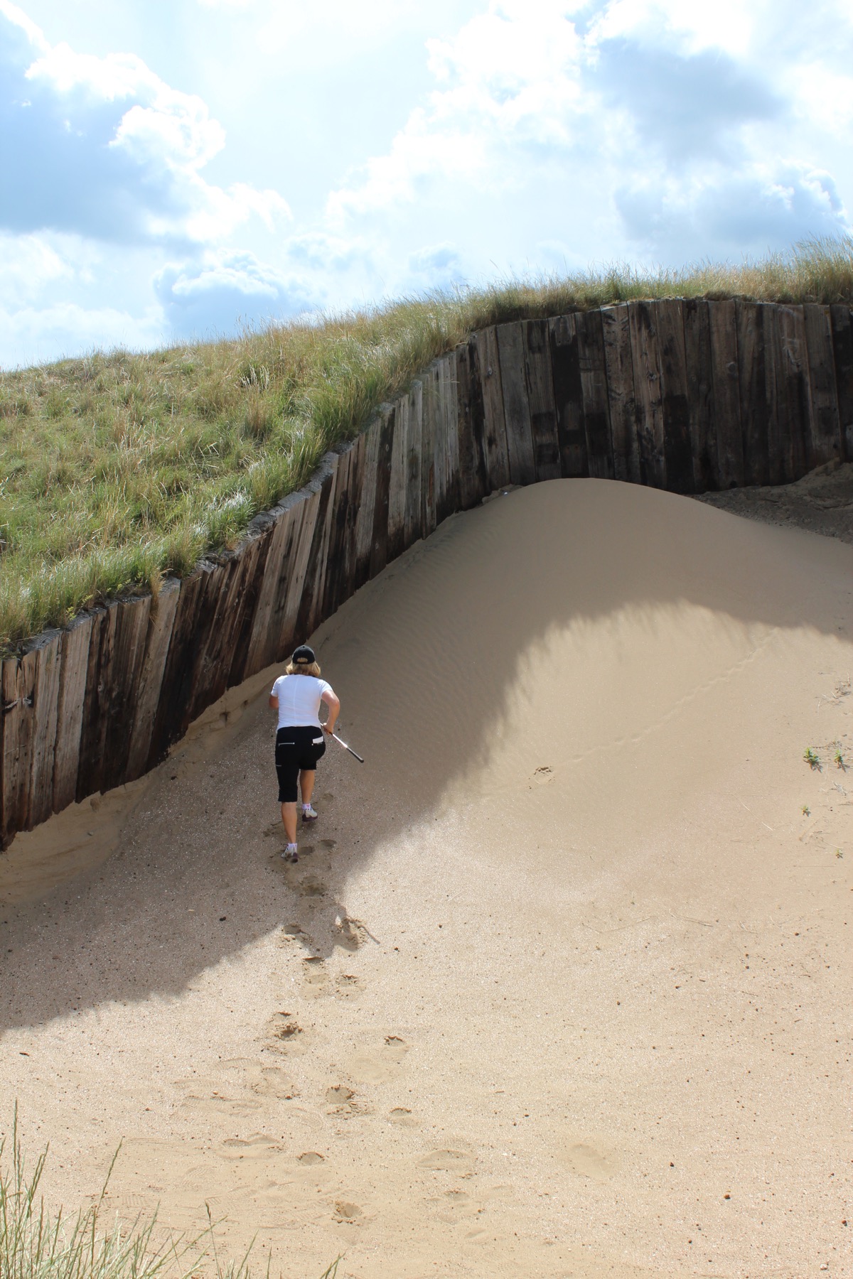 Royal St George's GC- hole 4, more fun in the bunker