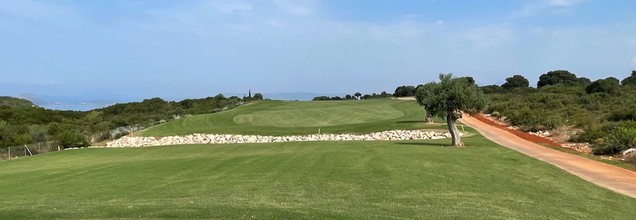 Costa Navarino- Olympic Course, hole 10 approach
