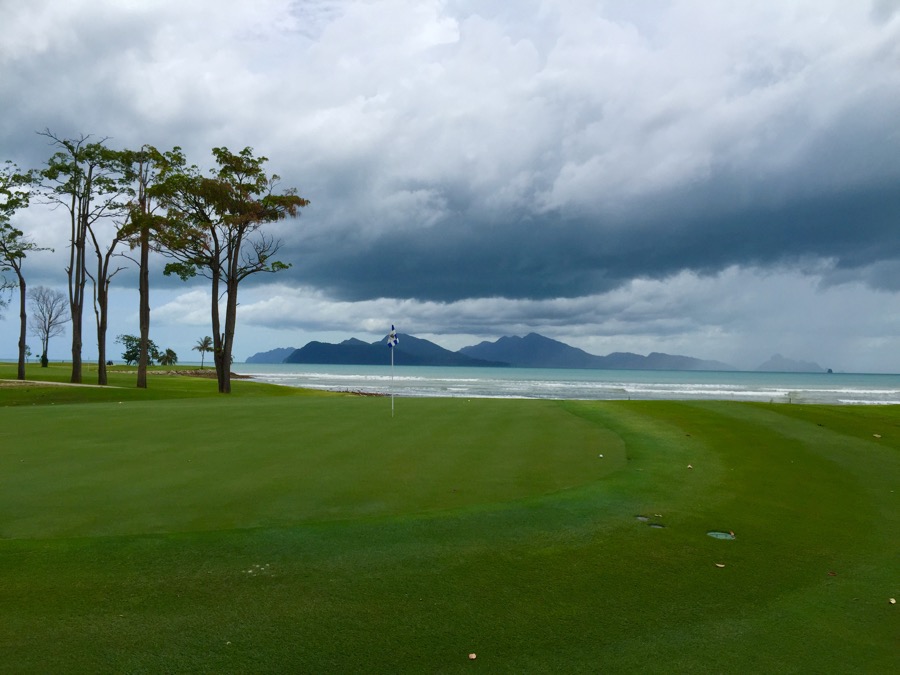 The Els Club- looking out to the Andaman Sea