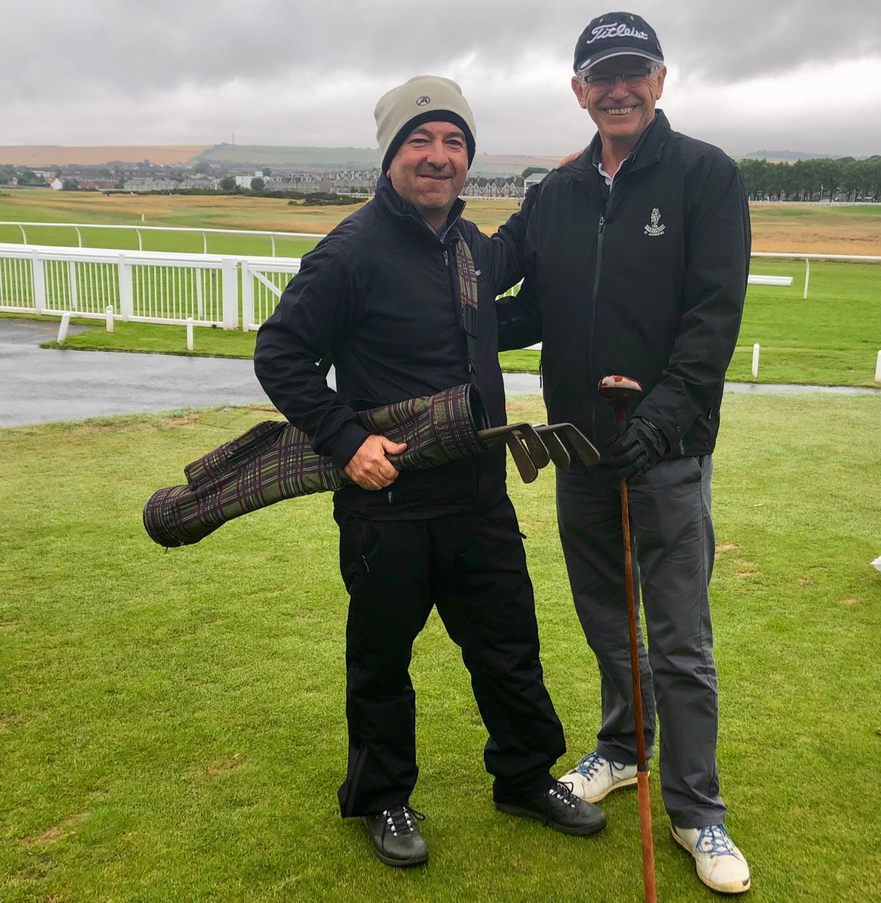 Playing with the hickories at Musselburgh Links