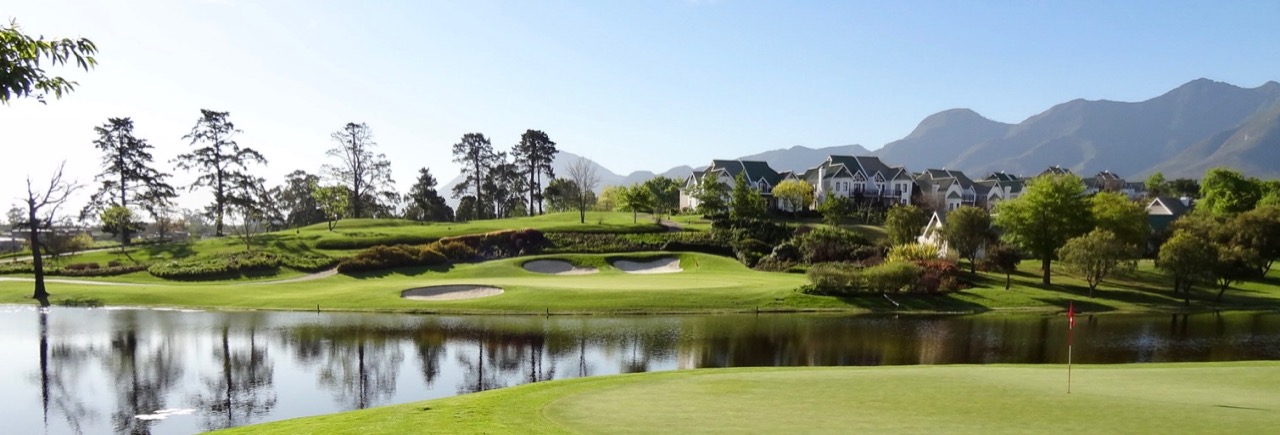   Fancourt Resort- Montagu Course- hole 17 with 10th green                             