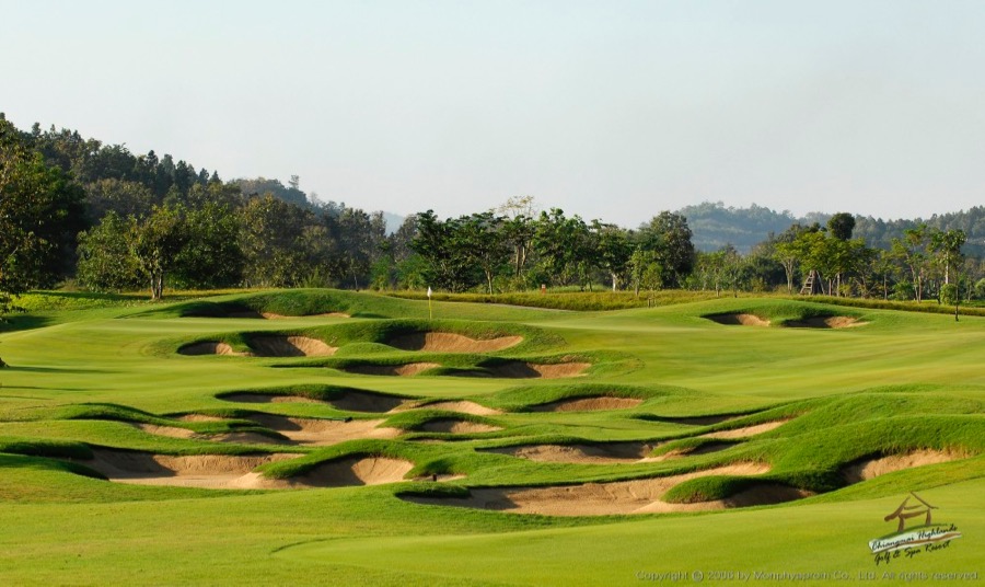 Chiangmai Highlands Golf & Spa Resort- hole 8