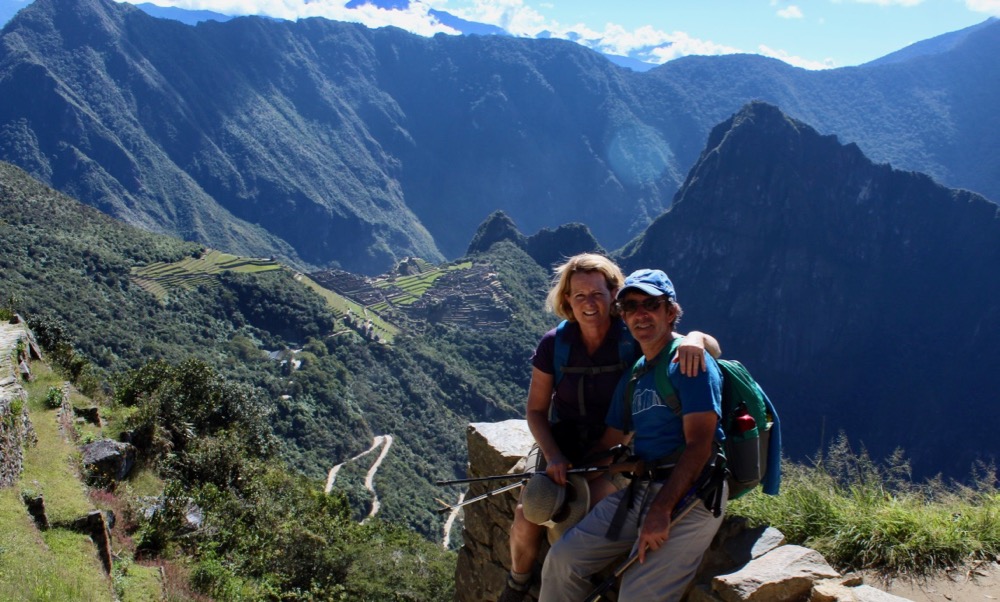 Heather and Peter at Machu Picchu