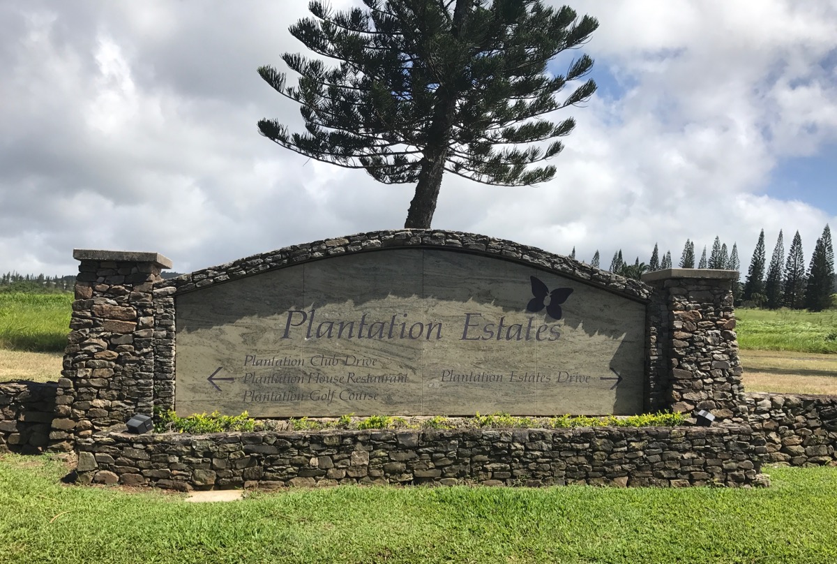 Kapalua- this way to The Plantation Course!