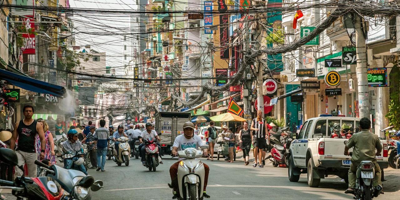 The bustle of Ho Chi Minh City